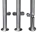 Glass Railing Post Glass Balustrade Railing Post 304 Stainless Steel Railing Fence Pole Handrail Garden Fencing 90-110CM (43