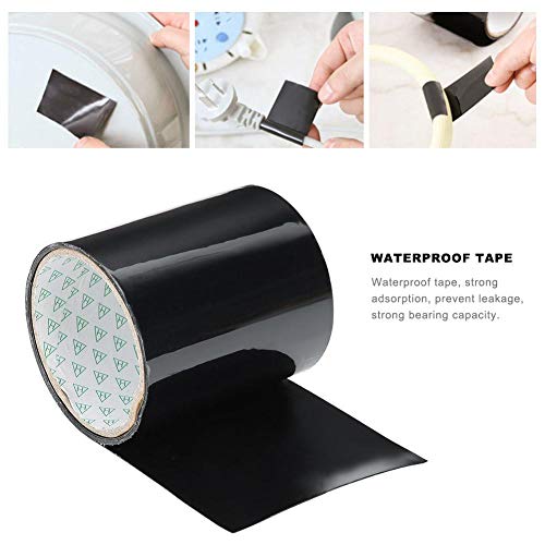 Waterproof Flexible Tape Super Strong Adhesive Patch Sealing Leakage Repairing Supplies Black For Water Pipes Faucet Pe Pipe Plastic Basin #TOP3