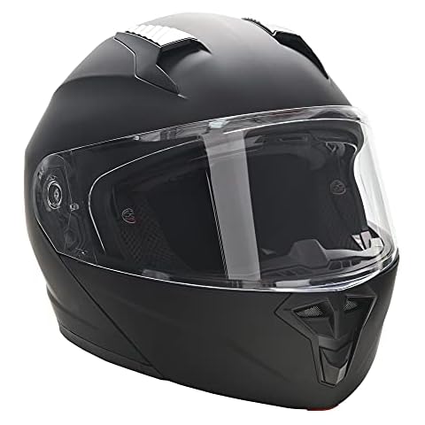 Casco de Moto Integral HOMCOM Talla XL con Doble Visera y Ventilaciones Cover