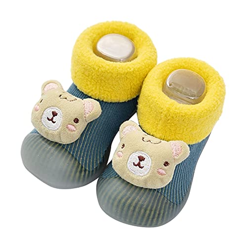 Sock Slippers for Toddlers Infant Toddle Footwear Winter Toddler Shoes Soft Bottom Indoor Non Slip Warm Cartoon Animal Floor Socks Shoes Organic Baby Boy Clothes