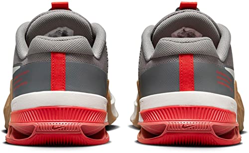 Nike Men's Metcon 8 Training Shoes, Flat Pewter Phantom Gum Med Brown, 10 US