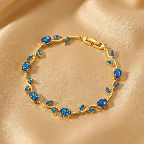 Image of SALTY Tulip Bracelet for Women Anti Tarnish | Fancy Floral Bracelet | Jewellery Gifts | Hand Band | Fashion Accessories for Girls | Minimal Jewelry Design | Gift for Rakhi | Gift for Diwali, Christmas, Marriage, Birthday