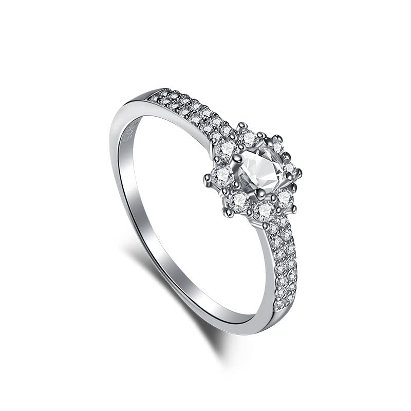 See full amazon price history chart for MISS JO 92.5 Sterling Silver Floral Setting Engagement Ring, Round Cut Solitaire Ring, Elegant Whites Collection, Gift for Women, BIS Hallmarked - Sizes 7 MISS JO 92.5 Sterling Silver Floral Setting Engagement Ring, Round Cut Solitaire Ring, Elegant Whites Collection, Gift for Women, BIS Hallmarked - Sizes 7 (B0C6H1DP15) Amazon Price History, Amazon Price Tracker