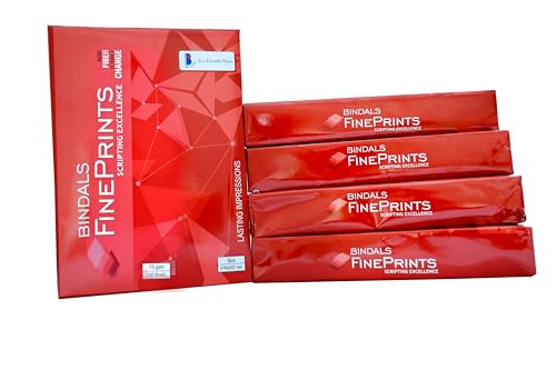 Image of BINDALS White Copier Paper | A4 Size | 75 GSM | 5 Reams & 500 Sheets per ream | Bright Plain Printing Paper | Fine Quality & Eco-friendly