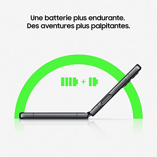 Samsung Galaxy Z Flip4 Téléphone Portable 5G Carte SIM non incluse Android Smartphone Pliable Extension garantie offerte [Exclusivité Amazon] Version FR - vue 6