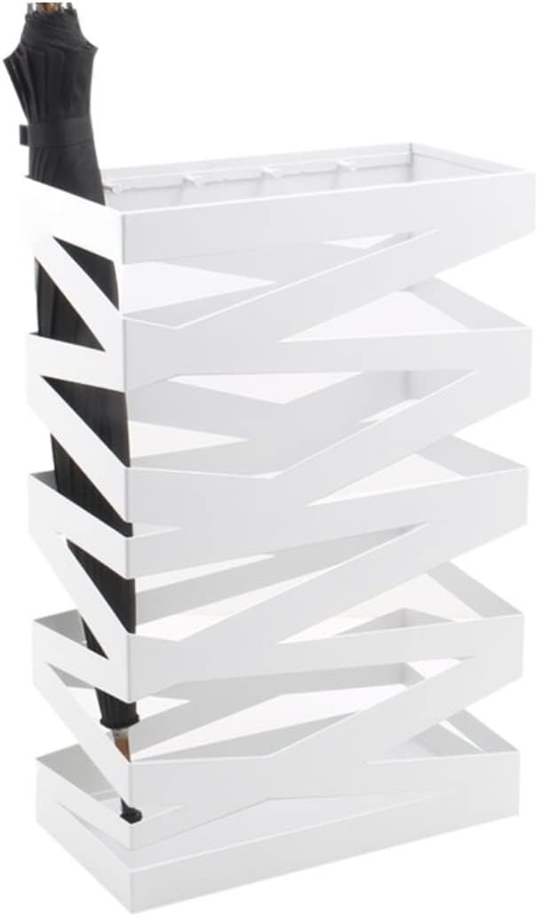 Metal Umbrella Stand with Hooks, Rectangular Design for Hotels & Restaurants, Stylish Black Umbrella nizer - Durable and Modern Portaombrelli.