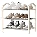 Półka na buty 3 poziomy przechowywanie dom organizacja półka na buty trwała oszczędność miejsca biała szafka do przechowywania butów stojak na buty (rozmiar: 40 cm)