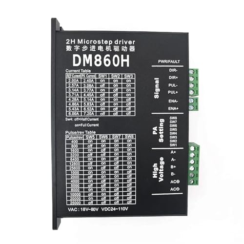 DM860H stepper motor driver shell micro step motor control cnc - 4
