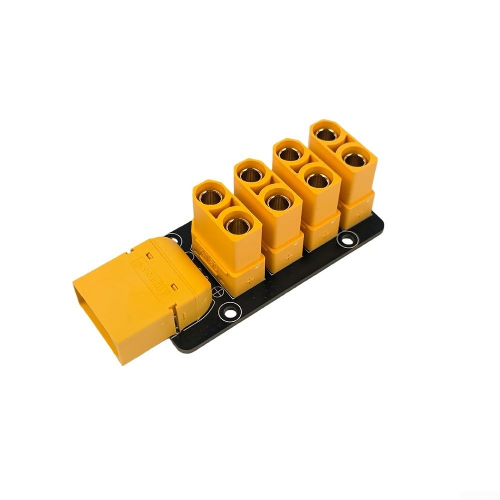 DIY 4-Channel Power Distribution Board avec Prise Intégrée pour XT90 ESC dans RC Voitures Bateaux et Robots (A)