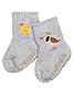 FALKE Unisex Baby Stoppersocken Baby Duckling B Hp Baumwolle rutschhemmende Noppen 1 Paar, Weiß White 2000, 80-92