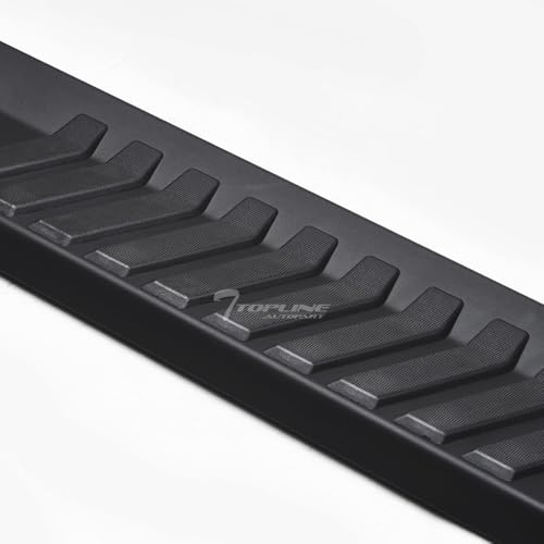 Estribos laterales de aluminio negro mate 6 pulgadas para Ford miniatura 4