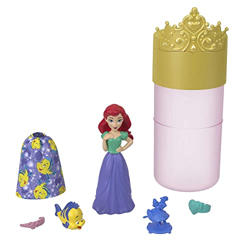 Mattel Princesses Disney Poupée Mystère Royauté Color Reveal, 6 Surprises à découvrir Dont Personnage ami et 4 Accessoires, à Collectionner, Jouet Enfant, Dès 3 Ans, HMB69 (Lot de 2)