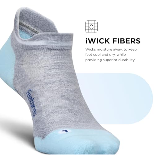 Image of Feetures Elite Max Cushion No Show Tab - Running Socks for Men & Women, Athletic Compression Socks, Moisture Wicking