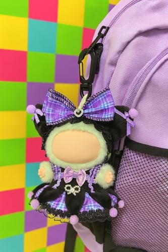 17cm Doll Clothes – Fluffy & Cute Outfits for Designer Dolls | Dark, Magical Style - Kurumi image 5