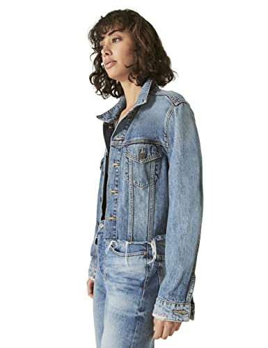 Lucky Brand Womens Legend Denim Jacket Jeans, Land Of The Free, Large Us #TOP1