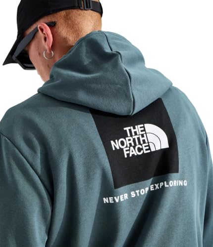 Image of THE NORTH FACE Men's Evolution Box NSE Hoodie | Sweatshirt With 2 Piece Hood, Adjustable Drawcord, Kangaroo Hand Pocket
