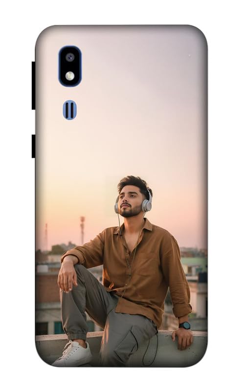 WHITE HORSE Personalized Mobile Cover Compatible with Samsung Galaxy A2 Core | Create Your Own Design with Photo Upload Multicolor