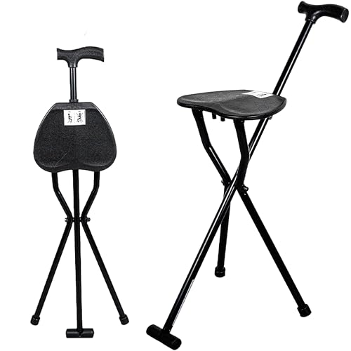 Bio-Lec Folding Walking Stick with Seat