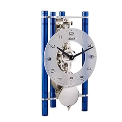 LAKIN Mechanical Mantel Clock By Hermle 23025 Q 70721 | Blue, Silver Pendulum LAKIN Mechanical Mantel Clock By Hermle 23025 Q 70721 | Blue, Silver Pendulum product