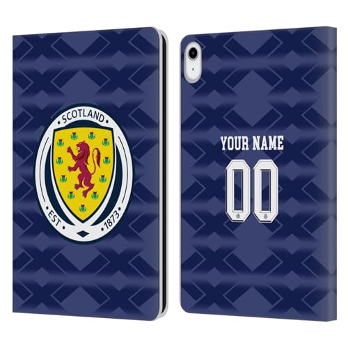 Coque maillot Écosse iPad 10.9 protection cuir avec support vidéo et fentes pour cartes bancaires