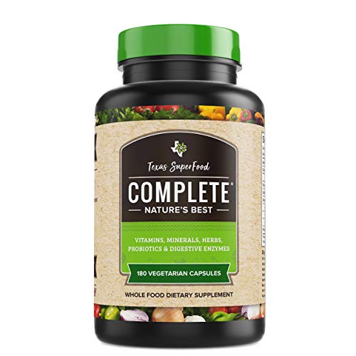Texas SuperFood - Complete Organic Superfood Capsules, Superfood Reds and Greens, Vitamins Minerals