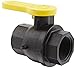 Banjo WV150FP Polypropylene Ball Valve, One Piece, Full Port, 1-1/2" NPT Female