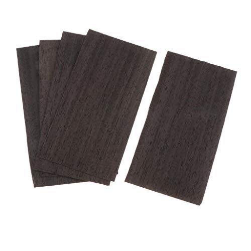 Handmade Classic Guitar Wood Headplate Head Veneer For DIY Guitar Tool Parts - Black Wood