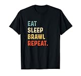 Eat Sleep Brawl Repeat Gamer T-Shirt