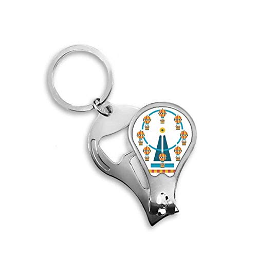 Coupe-ongles pour trousse de toilette style parc d'attractions
