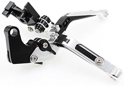 Miniatura 3 de FXCNC Palancas de embrague de freno plegables extensibles ajustables compatibles con Raptor YFM660 01-04, TTR125LLELW 00-16, Banshee 350 02-06,