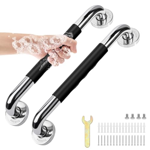 sunzone Dusche Haltegriff,Sicherheitsgriff Bad für Senioren,30CM,2 Stk
