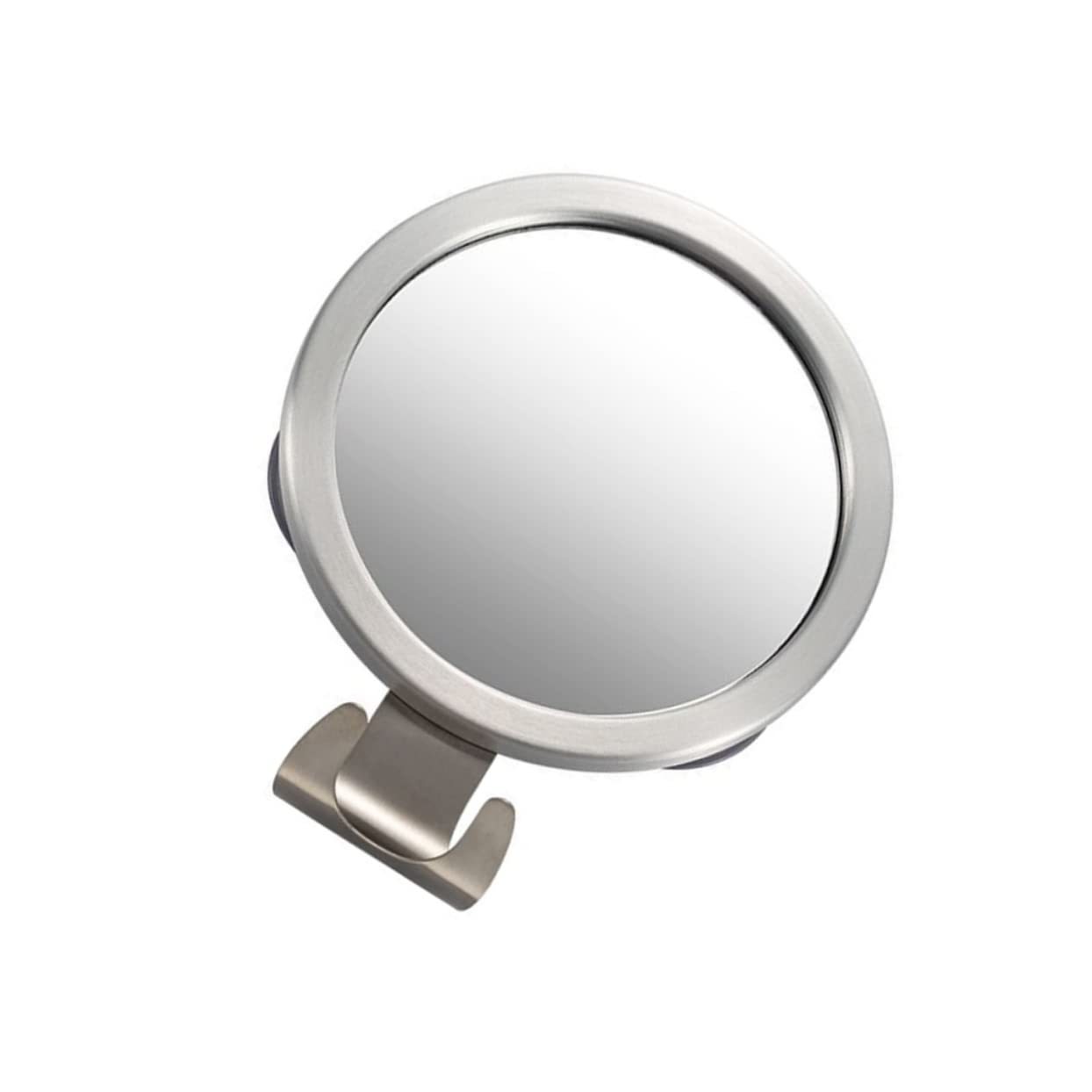 HAPINARY 1pc -Fog Shower Mirror with Hook Vanity Mirror for Easy Installation and Removal Fogless Design for Shaving and Makeup The Washroom Random Style