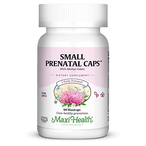 Maxi Small Prenatal Capsules With Methyl Folate 120 Ct #TOP7