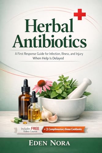 Herbal Antibiotics: A First Response Guide for Infection, Illness, and Injury When Help Is Delayed (Herbal Apothecary and Meal Prep Cookbooks)