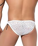 Casey Kevin Herren Sexy Slips, Sexy Unterwäsche Für Mann Transparente Spitze Slip Low Rise Atmungsaktiv Underwear