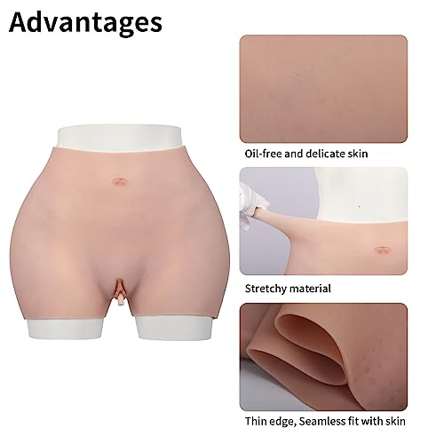 Image of Silicone Panty Big Butt Lifter Hip Enhancer Crossdressing Underwear for Crossdressers Transgender Dragqueen