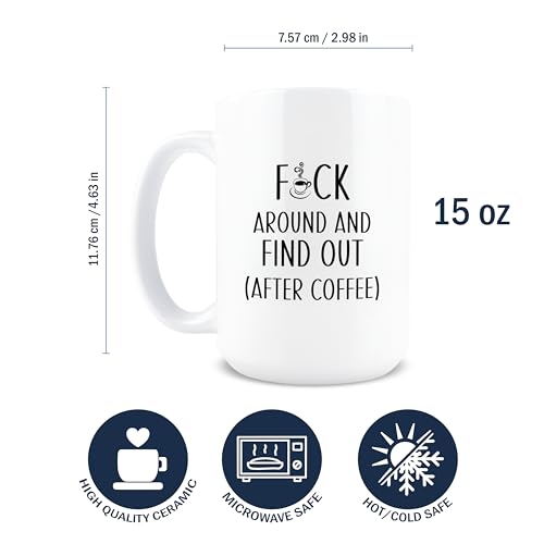 Taza de cerámica Hogg FAFO de 15 oz miniatura 2