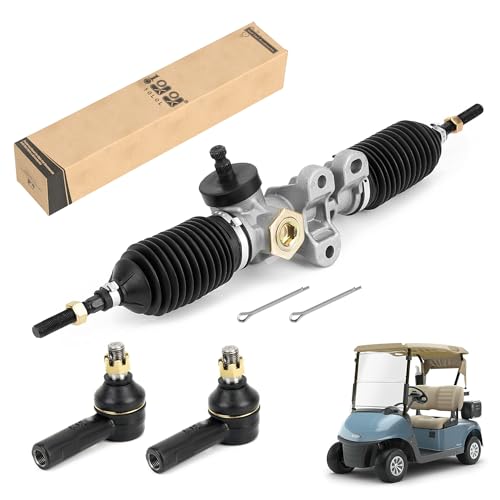10L0L Golf Cart Steering Assembly for EZGO RXV Electric Gas 2008 & Up, Steering Rack Gearbox Assembly Golf Cart Parts 601500 618329
