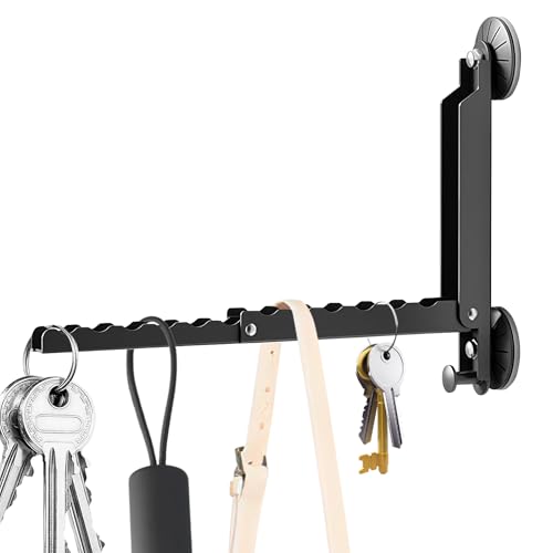 Ganchos de pared plegables de acero inoxidable portátiles como perchero multiusos 5