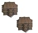Produktbild EUGAD Terrassen-Fliese WPC Kunststoff, 2m² Garten klick-Fliese, Bodenbelag für Terrasse Balkon, 30x30cm mit Stecksystem Braun