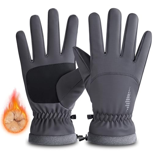 Image of rivmount Winter Waterproof Ski Snow Warm Gloves for Women Men, Windproof Cold Weather Thermal with Touchscreen Fingers, for Running Driving Cycling Hiking Biking Outdoor Sports Daily Work