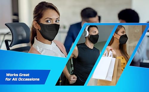 Image of Lyka Distribution KN95 Face Masks - 50 Pack - 5 Layer Protection Breathable KN95 Face Mask with Comfortable Elastic Ear Loop