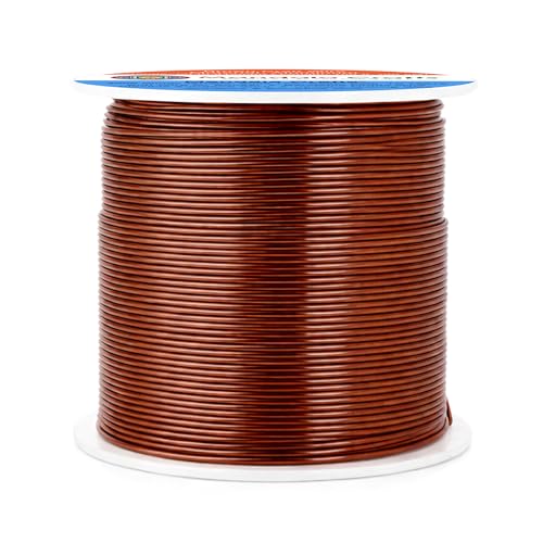 Image of Mandala Crafts 20 Gauge Brown Anodized Aluminum Craft Wire, 100 FT | Colored, Flexible, Bendable, for Bonsai, Armature, Sculpting, Wire Wrapping, Jewelry Making, Weather & Tarnish Resistant