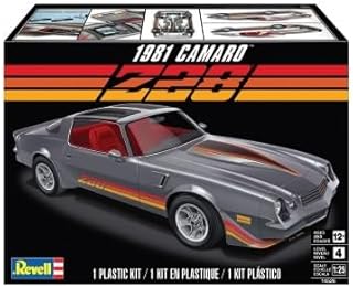 Revell 14526 1981 Chevrolet Camaro 1:25 Scale 37-Piece Skill Level 4 Model Car Building Kit