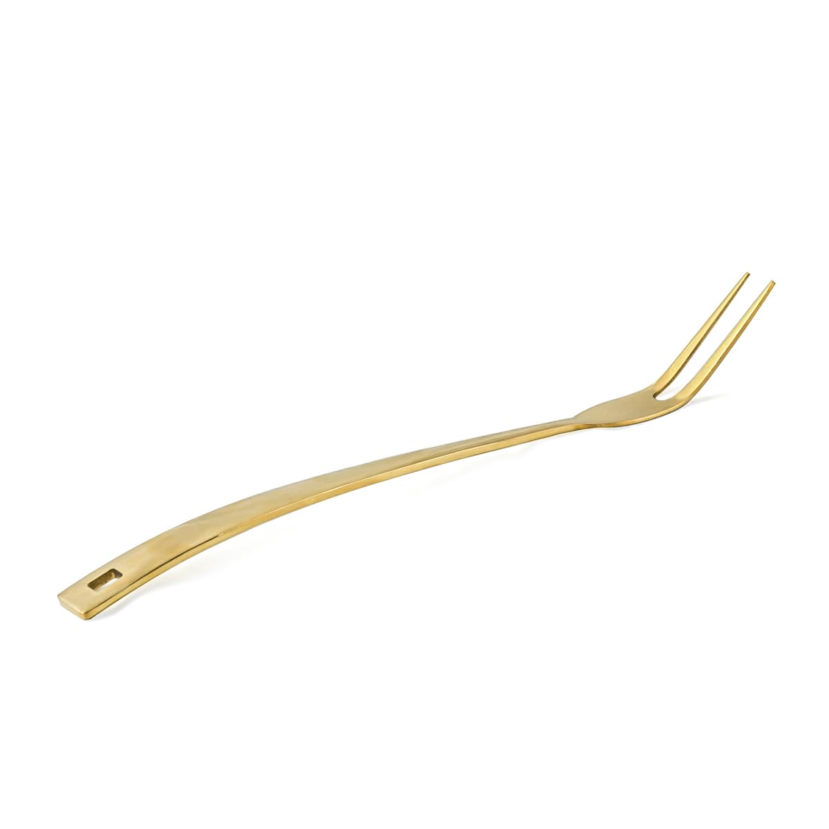 Daniele Fiesoli Stainless Steel Serving Fork, 35 cm Size, Golden