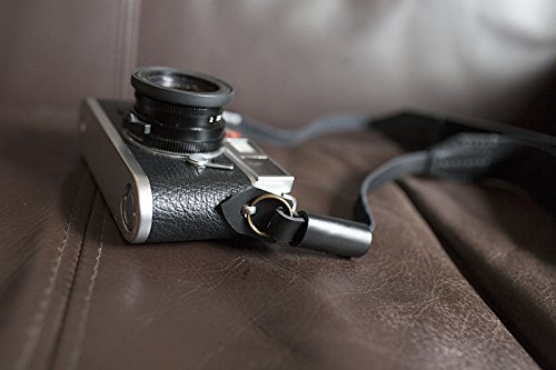 Handgefertigt aus echtem Leder Kameragurt Riemen für Film Evil DSLR Kamera schwarz 01–114 – Bild 5