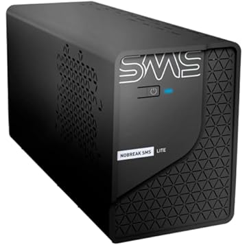 NOBREAK SMS LITE 600 VA LINE INTERACTIVE - ENTRADA/SAÍDA 220V - PN 29201