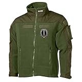 Copytec Combat Fleecejacke KSK Kommando Spezialkräfte GRATIS Name Bundeswehr #30484, Größe:XXL, Farbe:Oliv