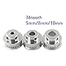 【Printer Accessories】 GT2 Timing Pulley 30 36 40 60 Tooth Wheel Bore 5mm 8mm Aluminum Gear Teeth Width 6mm 2GT for 3D Printer Parts GT2 Timing Pulleys(36T W6 B10)