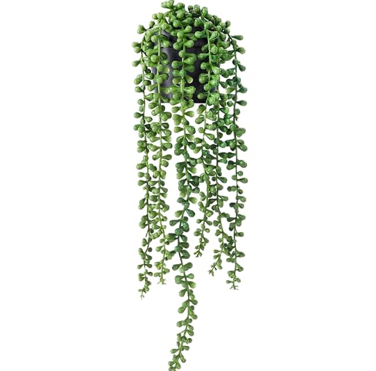 Plantes artificielles suspendues en pot pour verdir un espace sans lumière